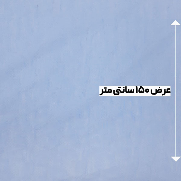 پارچه ژاکارد کنفی ترک تامارا رنگ آسمانی 