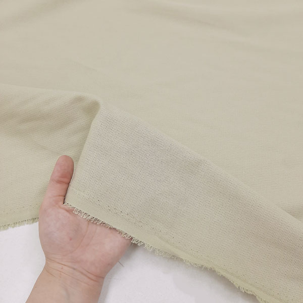 پارچه کتان کنفی ساده رنگ سبز ناز 
