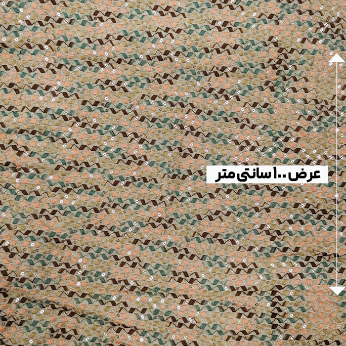 پارچه لینن سوزن دوزی هندی 201 رنگ 122-3 