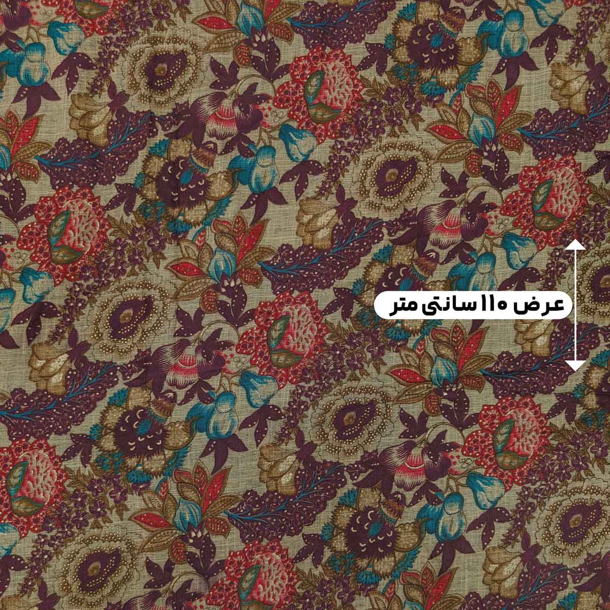 پارچه نخی باتیک دهلی 15 رنگ 15-2 