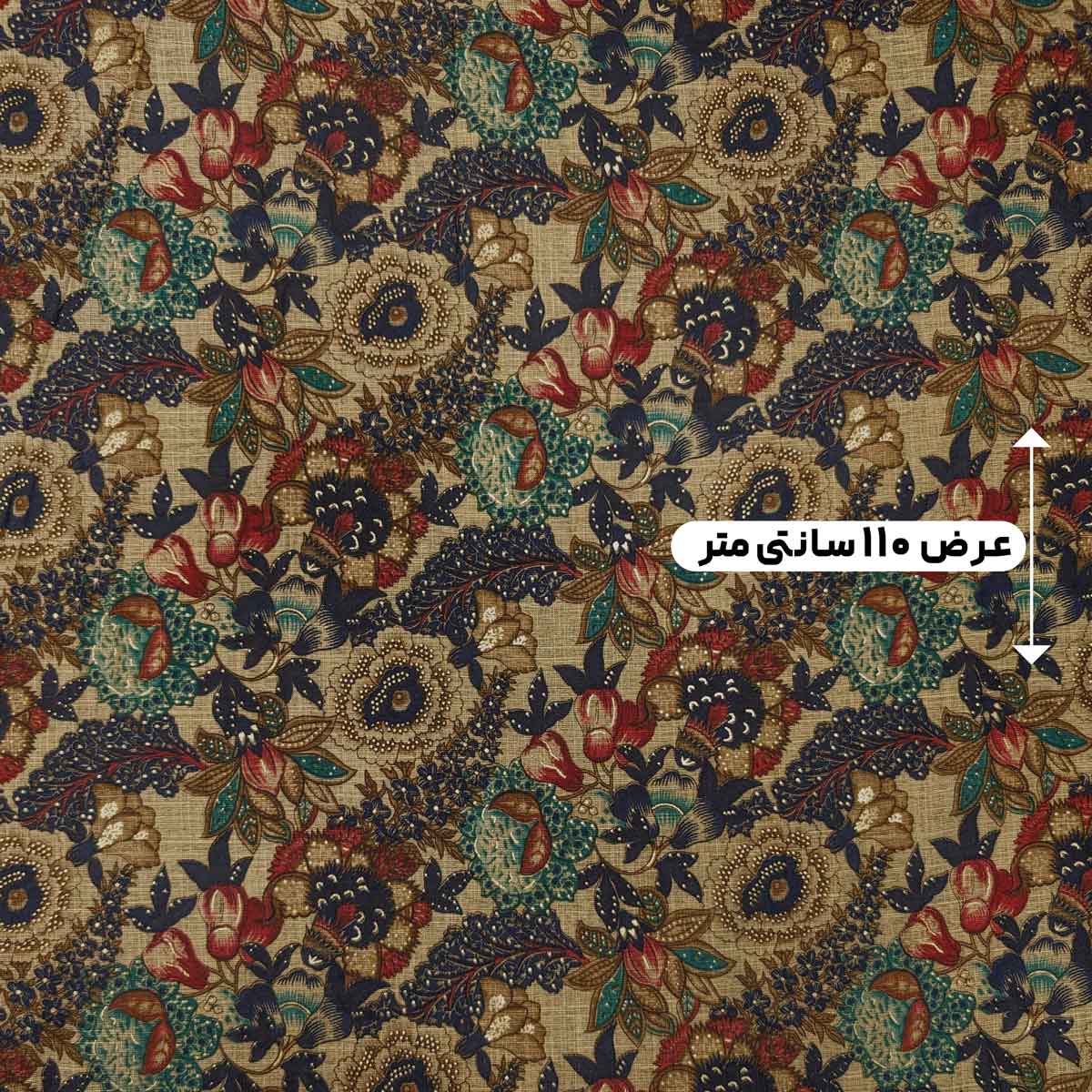 پارچه نخی باتیک دهلی 15 رنگ 15-1 