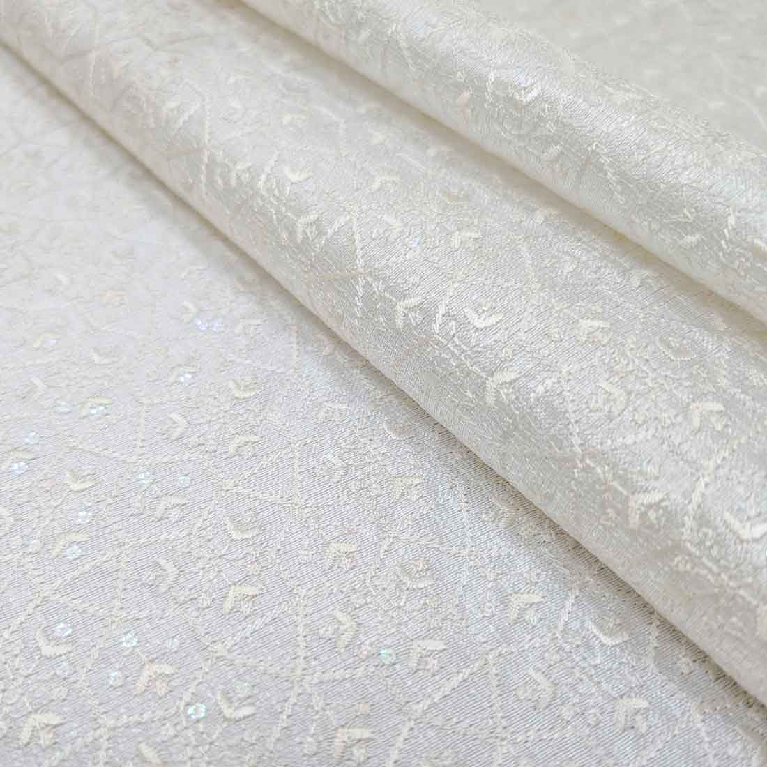 پارچه تافته سوزن دوزی هندی رنگ 11