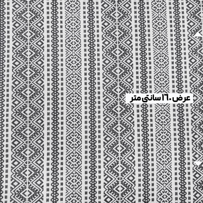 پارچه ژاکارد نپالی امیلیا رنگ طوسی 