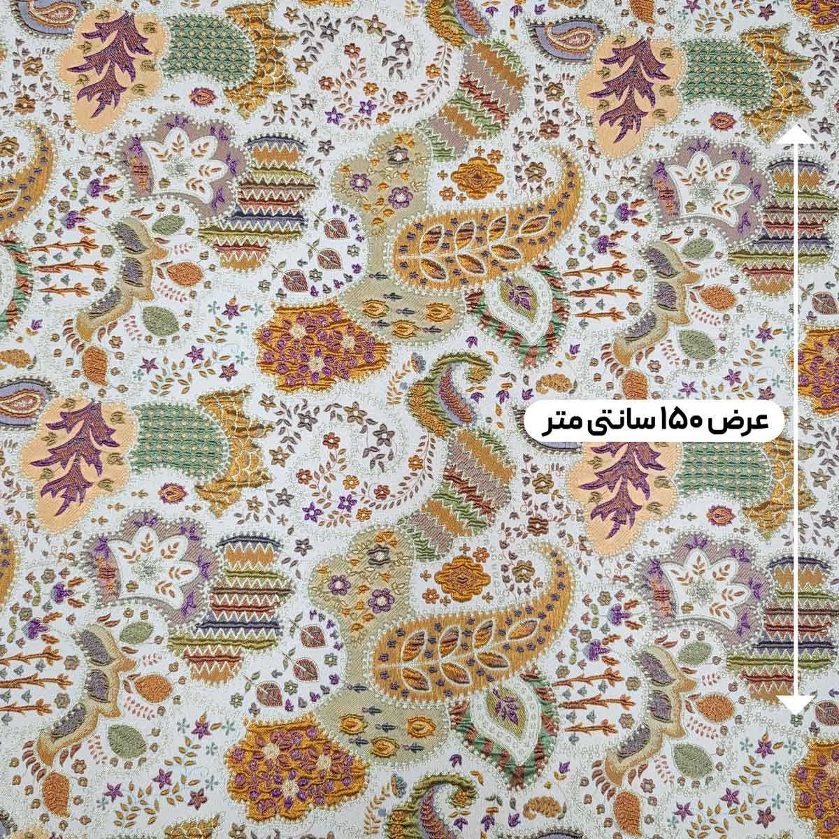 پارچه ژاکارد پفکی ترک یلدیز رنگ 163-4 