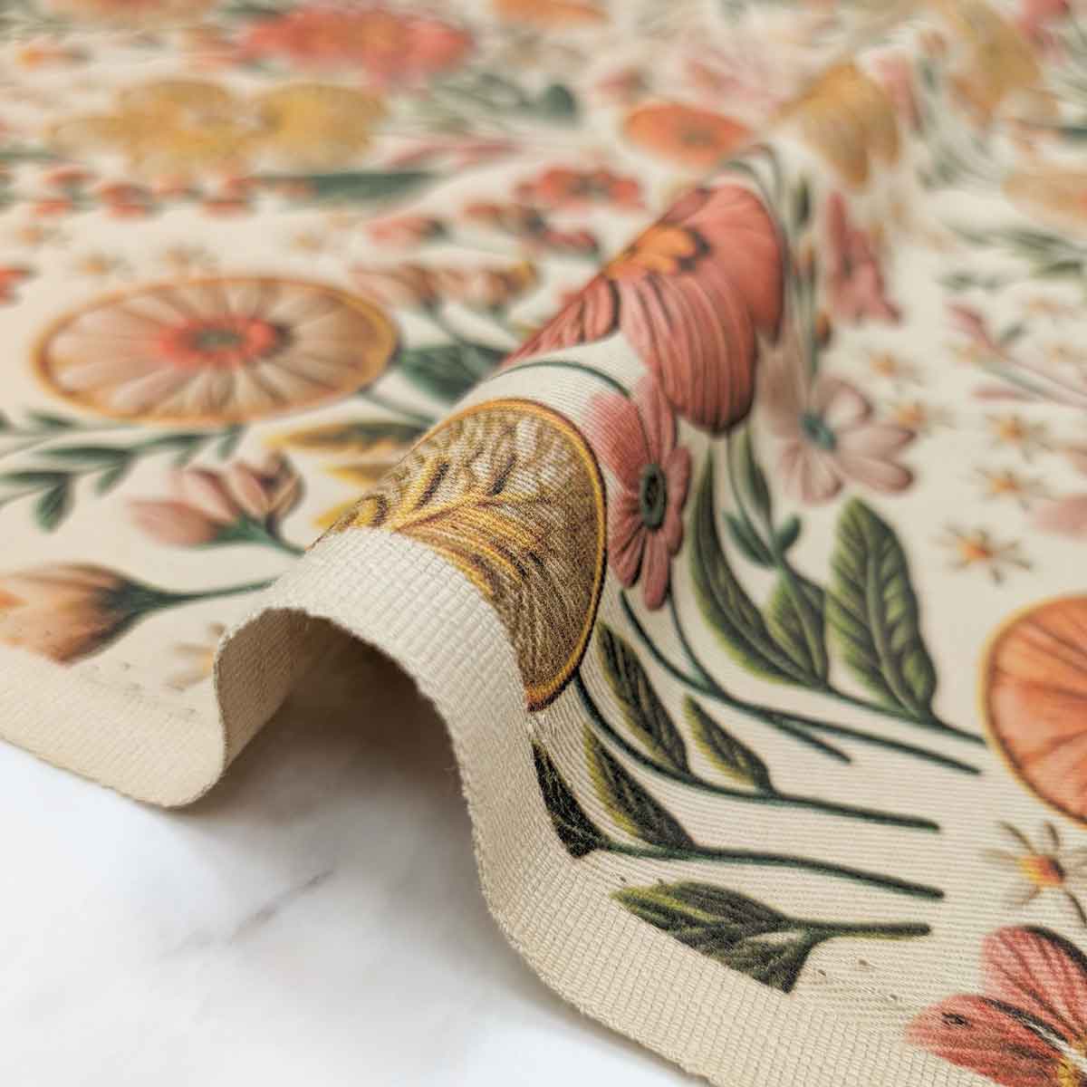 پارچه کتان پرینت سه بعدی رنگ 5 