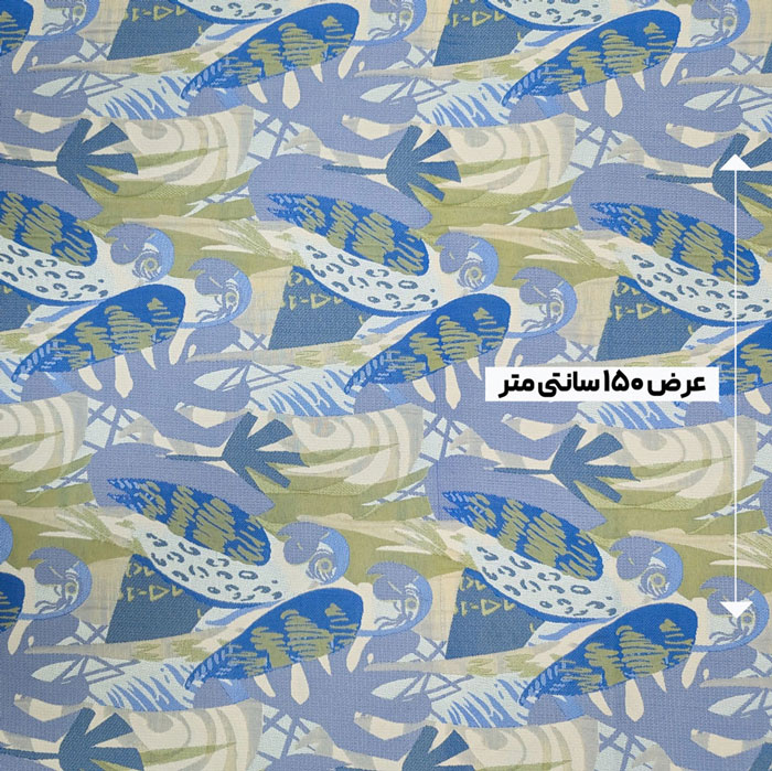 پارچه ژاکارد پنبه جانت رنگ 27-3-28 