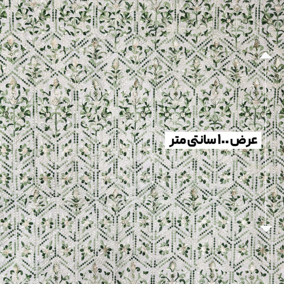 پارچه لینن سوزن دوزی دهلی 126 رنگ نچرال 