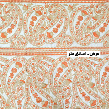 پارچه لینن سوزن دوزی دهلی 133 رنگ 2 