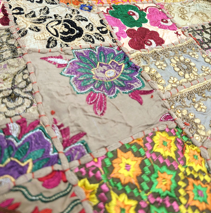 پارچه پنل چهل تکه هندی رنگ 5 