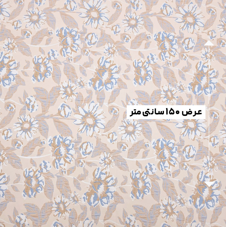 پارچه ژاکارد پنبه 4023 رنگ س 86-87-28 