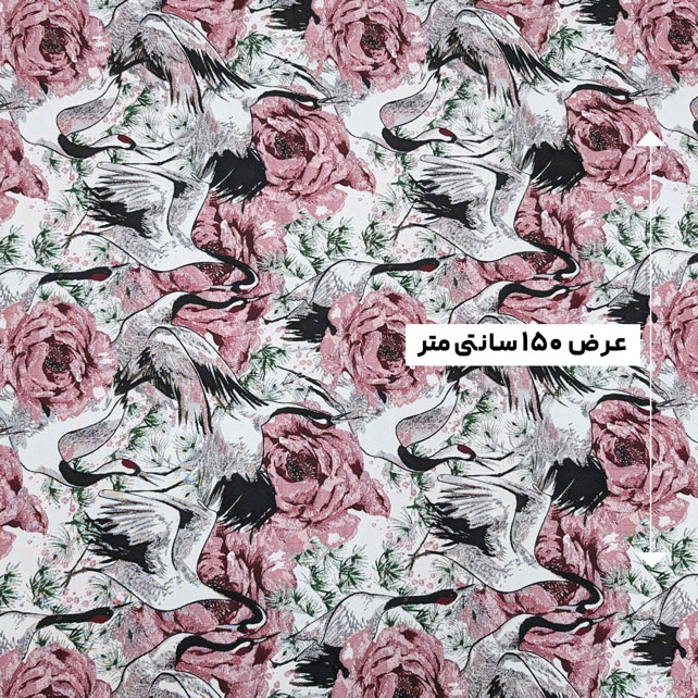پارچه ژاکارد پنبه 4027 رنگ 10-34-22 