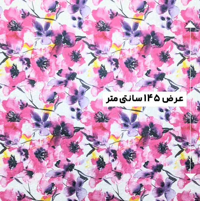 پارچه وال خامه دوزی پرینت رنگ 291-6