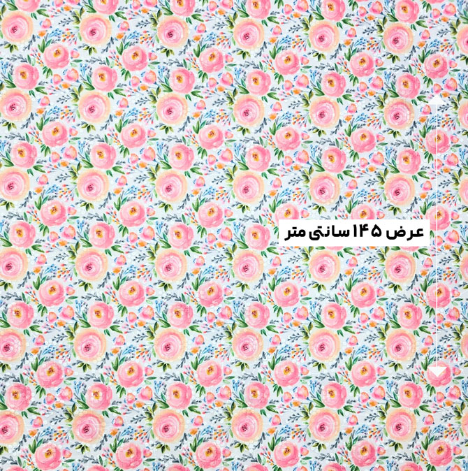 پارچه وال خامه دوزی پرینت رنگ 302-6