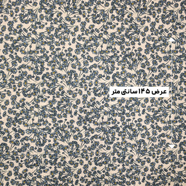 پارچه وال خامه دوزی پرینت رنگ 306-6