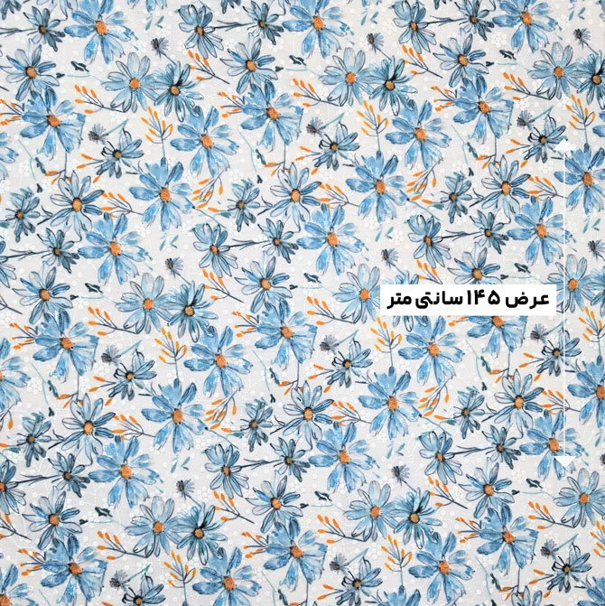 پارچه وال خامه دوزی پرینت رنگ 324-6