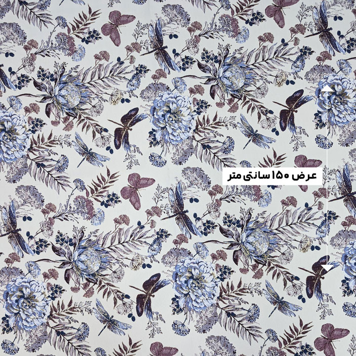 پارچه ژاکارد لمه 4017 رنگ 11-27-102 