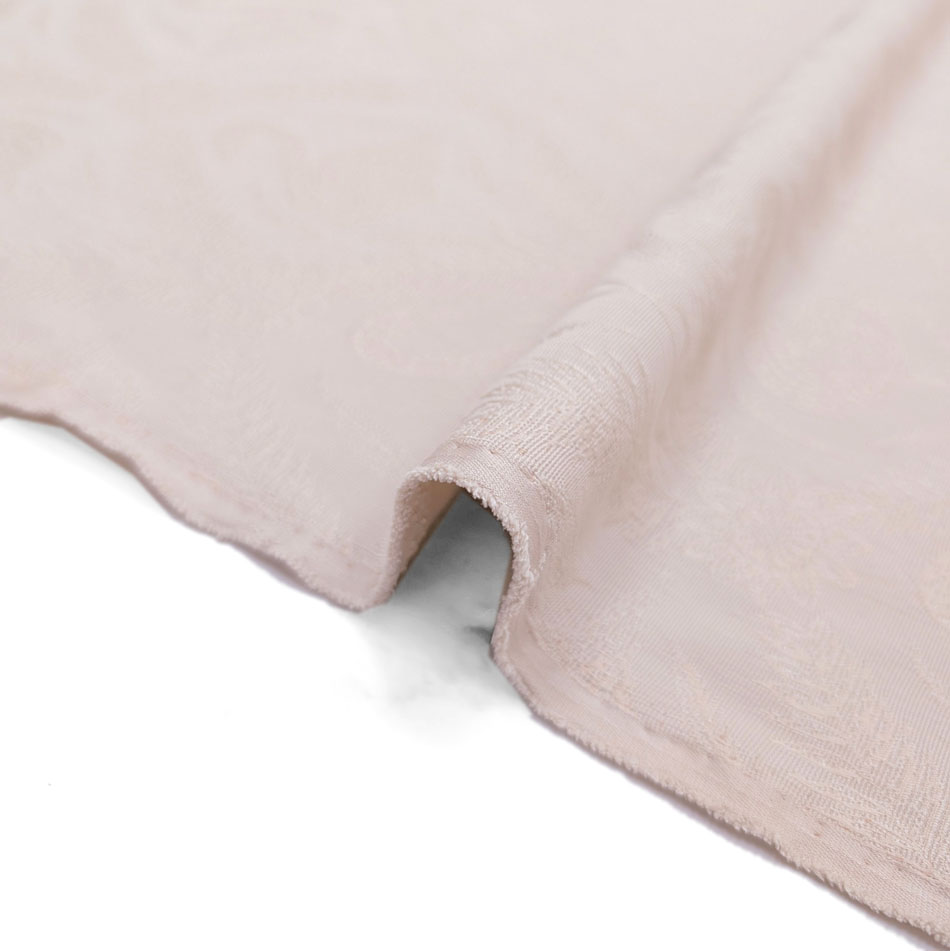 پارچه ژاکارد کتان ترک 182 رنگ نچرال 