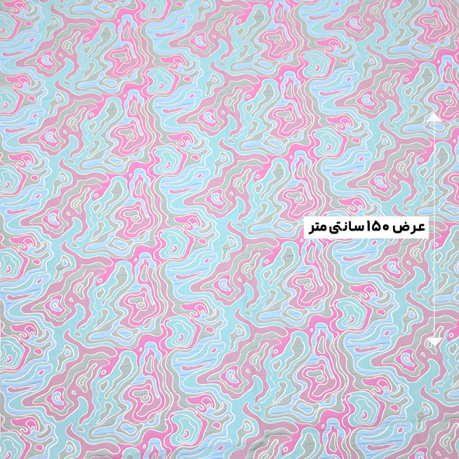 پارچه ژاکارد پنبه پفکی 4060 رنگ ۶۰-۵۴-۴ 