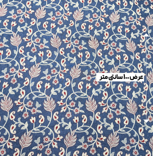 پارچه لینن جین سوزن دوزی رنگ 2 