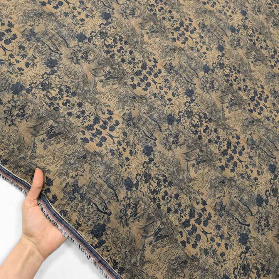 پارچه وال چرخکاری طرحدار 4 رنگ 4 