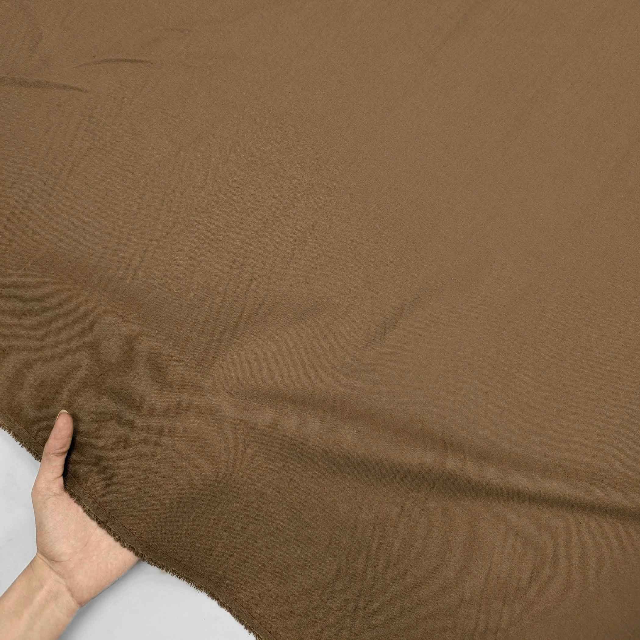 پارچه لینن ساده ترک رنگ شتری 