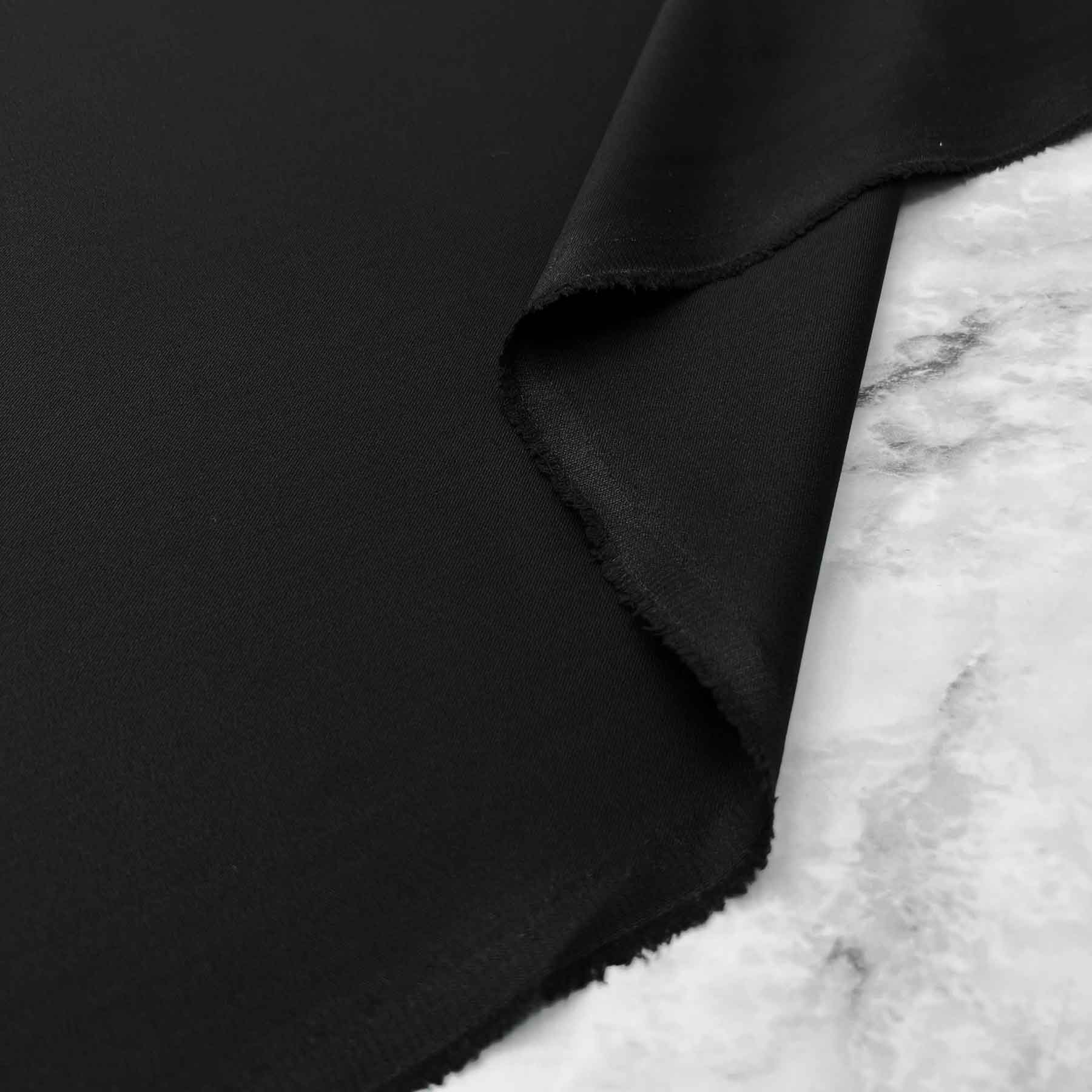 پارچه کتان گاباردین ترک لایت رنگ مشکی 