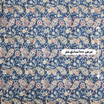 پارچه لینن جین سوزن دوزی رنگ 5 