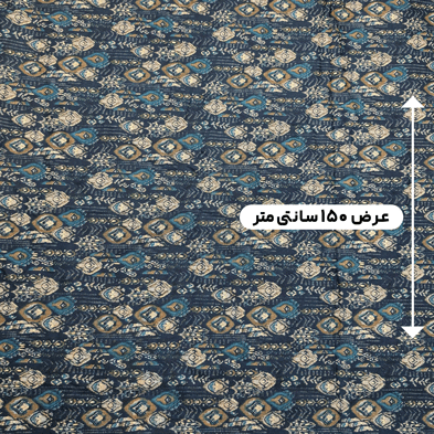 پارچه نخی باتیک هندی طرح 8 رنگ 8-1 
