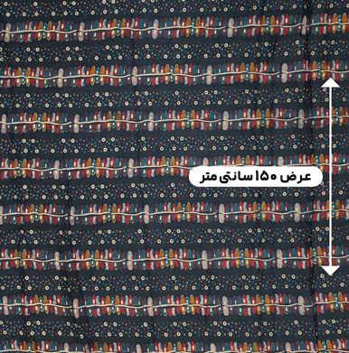 پارچه نخی باتیک هندی طرح 10 رنگ 10 