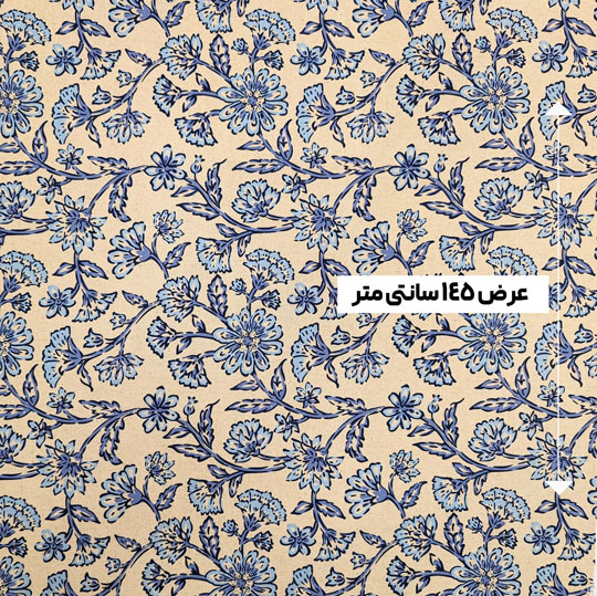 پارچه لینن پرینت ترک رنگ 1
