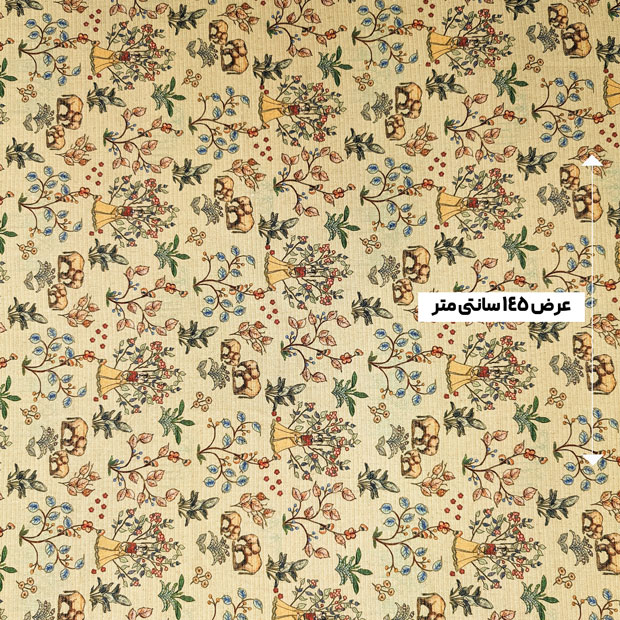 پارچه لینن پرینت ترک رنگ 13