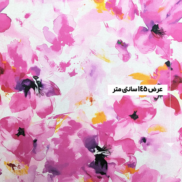 پارچه لینن پرینت ترک رنگ 15