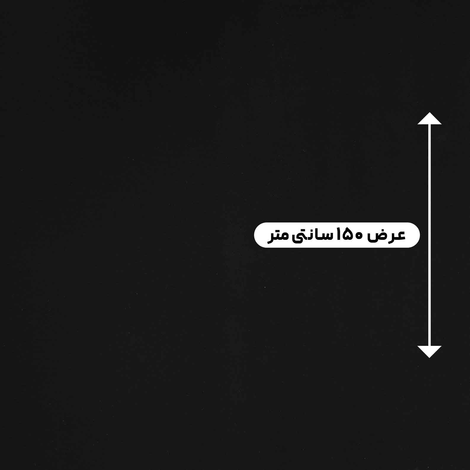پارچه کرپ رویال کنزو رنگ مشکی