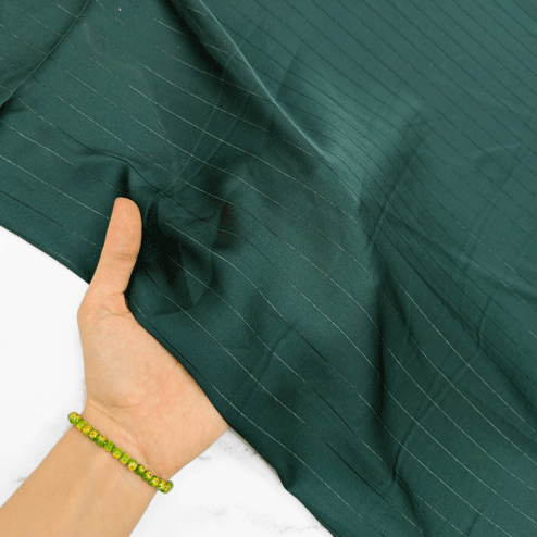پارچه سیلک دیپلمات لمه رنگ یشمی 