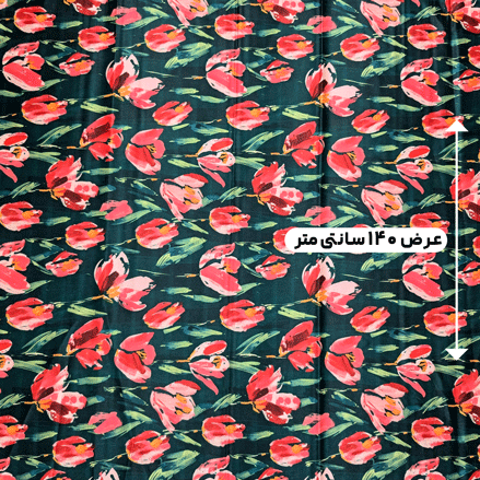 پارچه ساتن پرینت رنگ 102