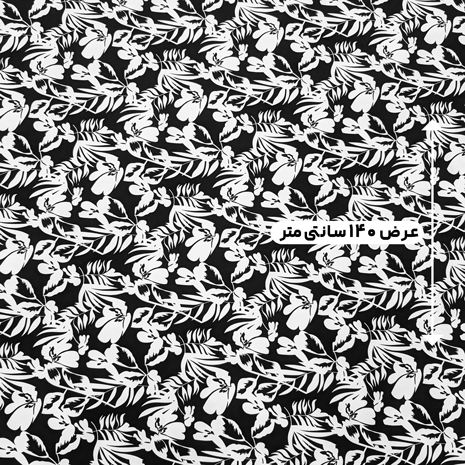 پارچه نخی گلدار رنگ 491-2