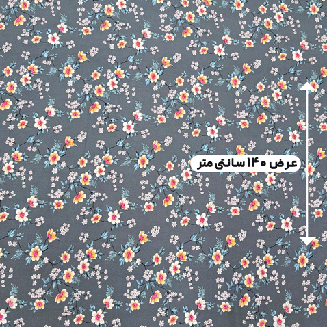 پارچه نخی گلدار رنگ 769