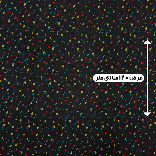 پارچه نخی گلدار رنگ 451