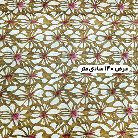 پارچه تافته طرحدار رنگ 121