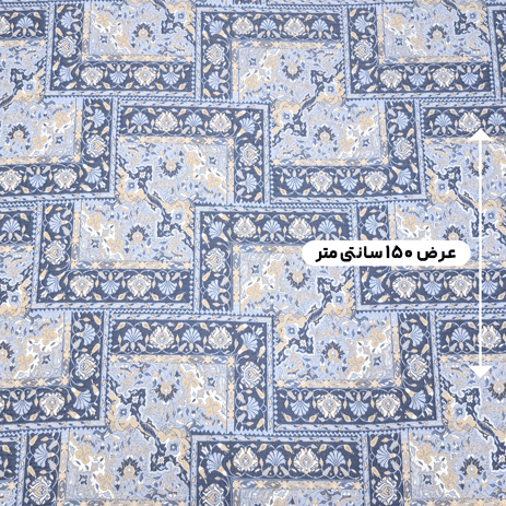 پارچه ژاکارد پنبه پفکی 4089 رنگ 16-87-9 