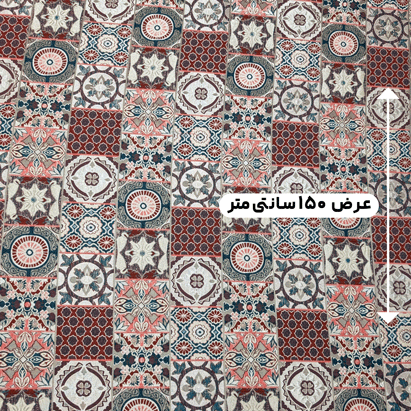 پارچه ژاکارد لمه 4079 رنگ ۳۳-۴۴-۱۰۲ 