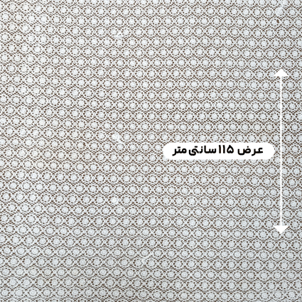 پارچه گیپور کتان 182 رنگ 41 نچرال 
