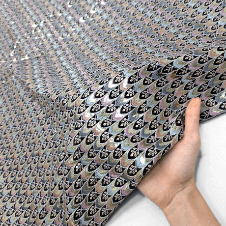 پارچه حریر سوزن دوزی هندی 12 رنگ 1 