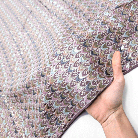 پارچه حریر سوزن دوزی هندی 12 رنگ 2 