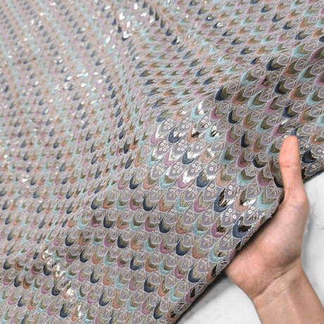 پارچه حریر سوزن دوزی هندی 12 رنگ 3 