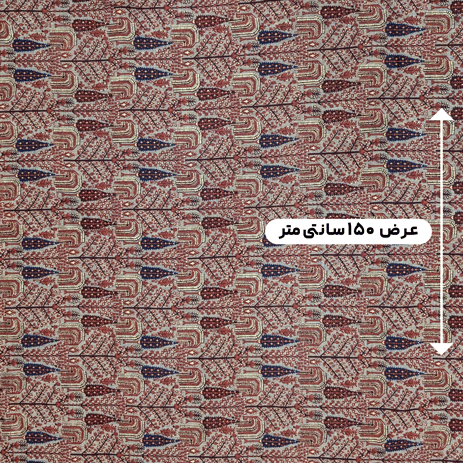 پارچه نخی باتیک هندی طرح 4 رنگ 4-3 