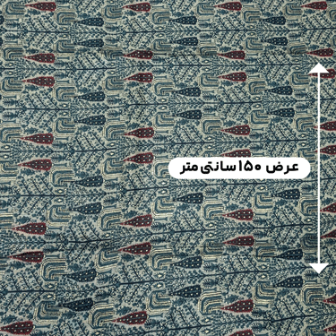 پارچه نخی باتیک هندی طرح 4 رنگ 4-4 