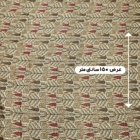 پارچه نخی باتیک هندی طرح 4 رنگ 4-6 