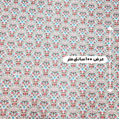 پارچه لینن سوزن دوزی دهلی 125 رنگ 4 نچرال 