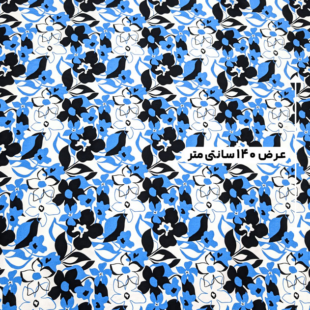 پارچه نخی گلدار رنگ 799
